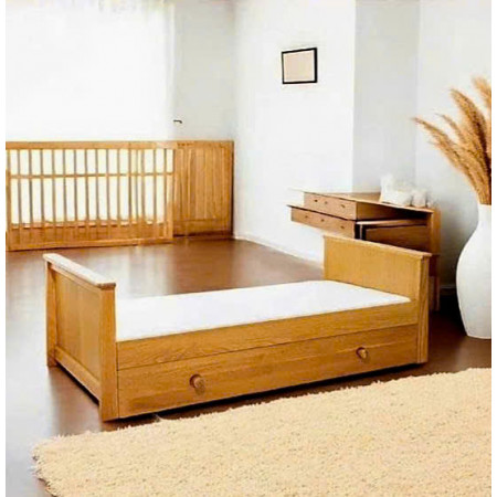 Oak Baby : Nôi + Giường Cũi - Đa Chức Năng 